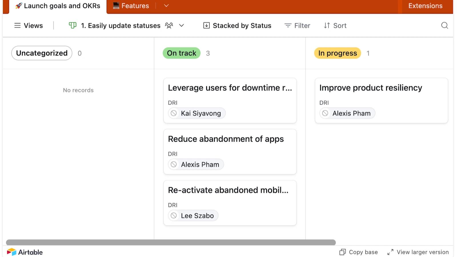 Product launch template