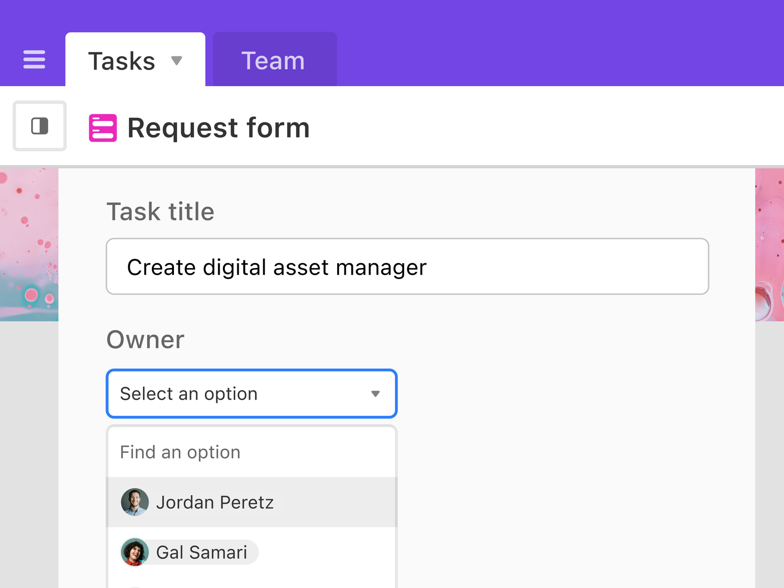 Collect data with Form View