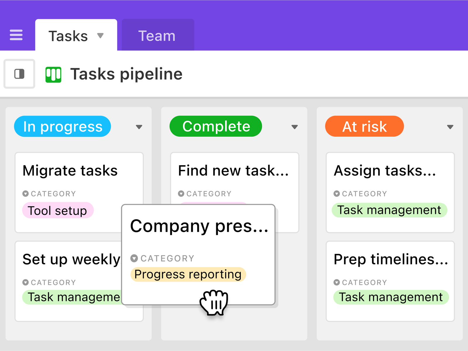 Manage work better with Kanban View