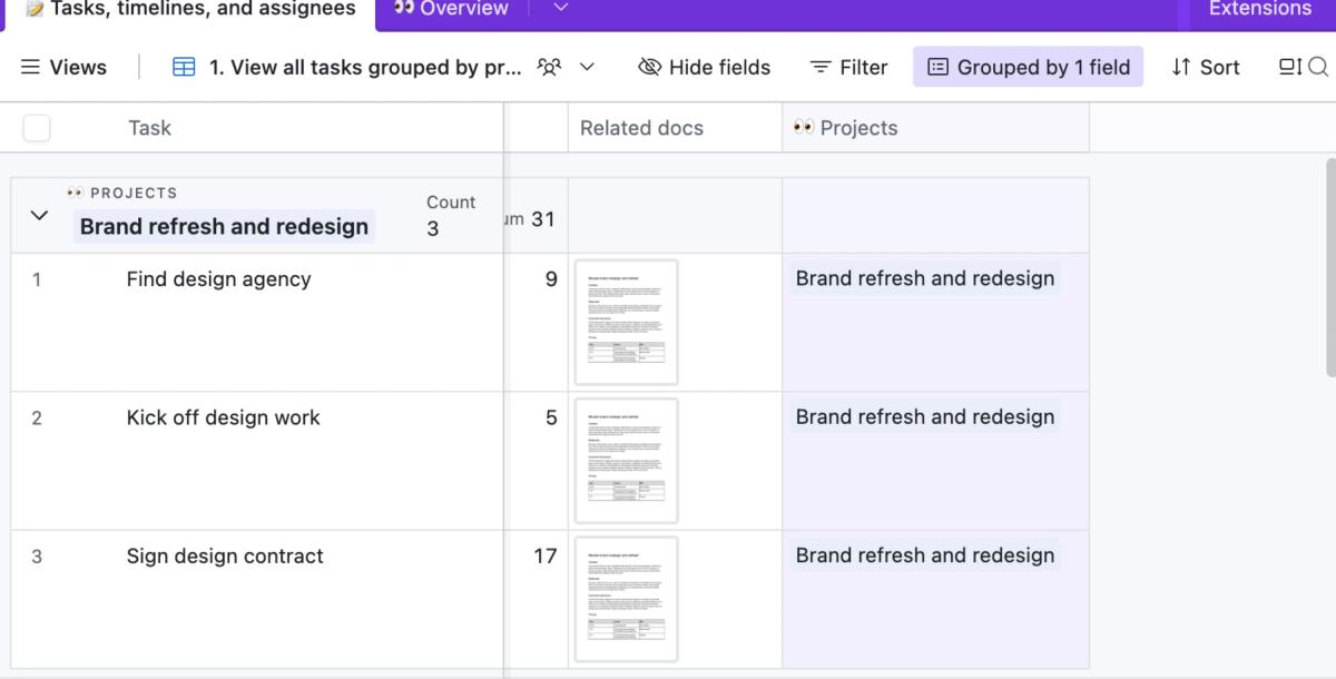 Project tracker: How to track projects (tools + template) | Airtable