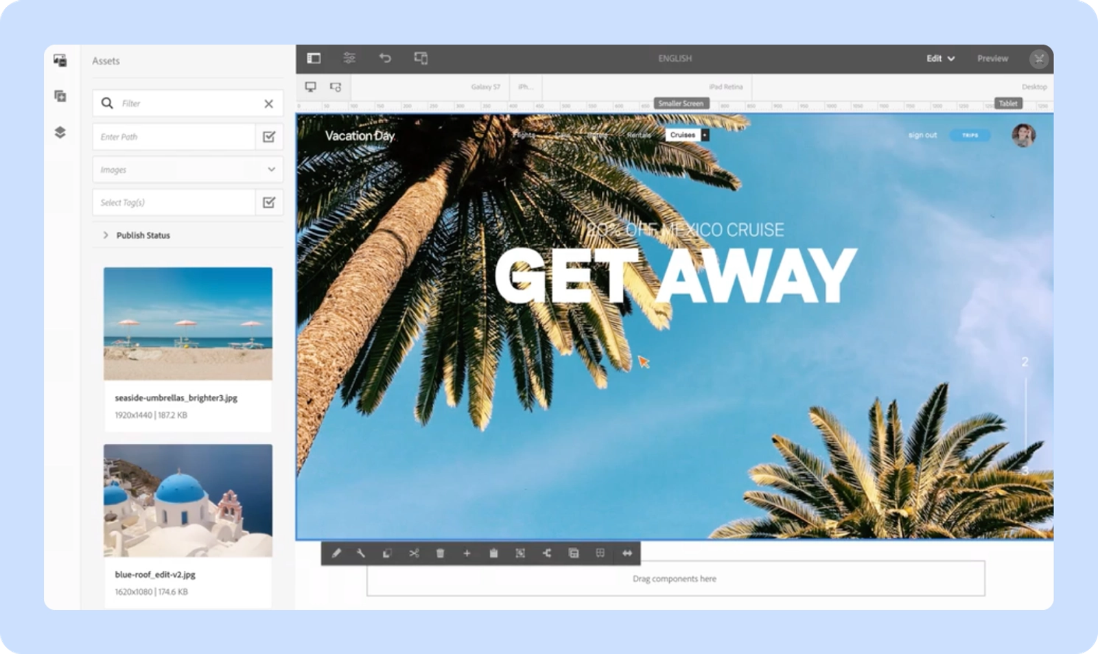 2. Adobe Experience Manager (screenshot)