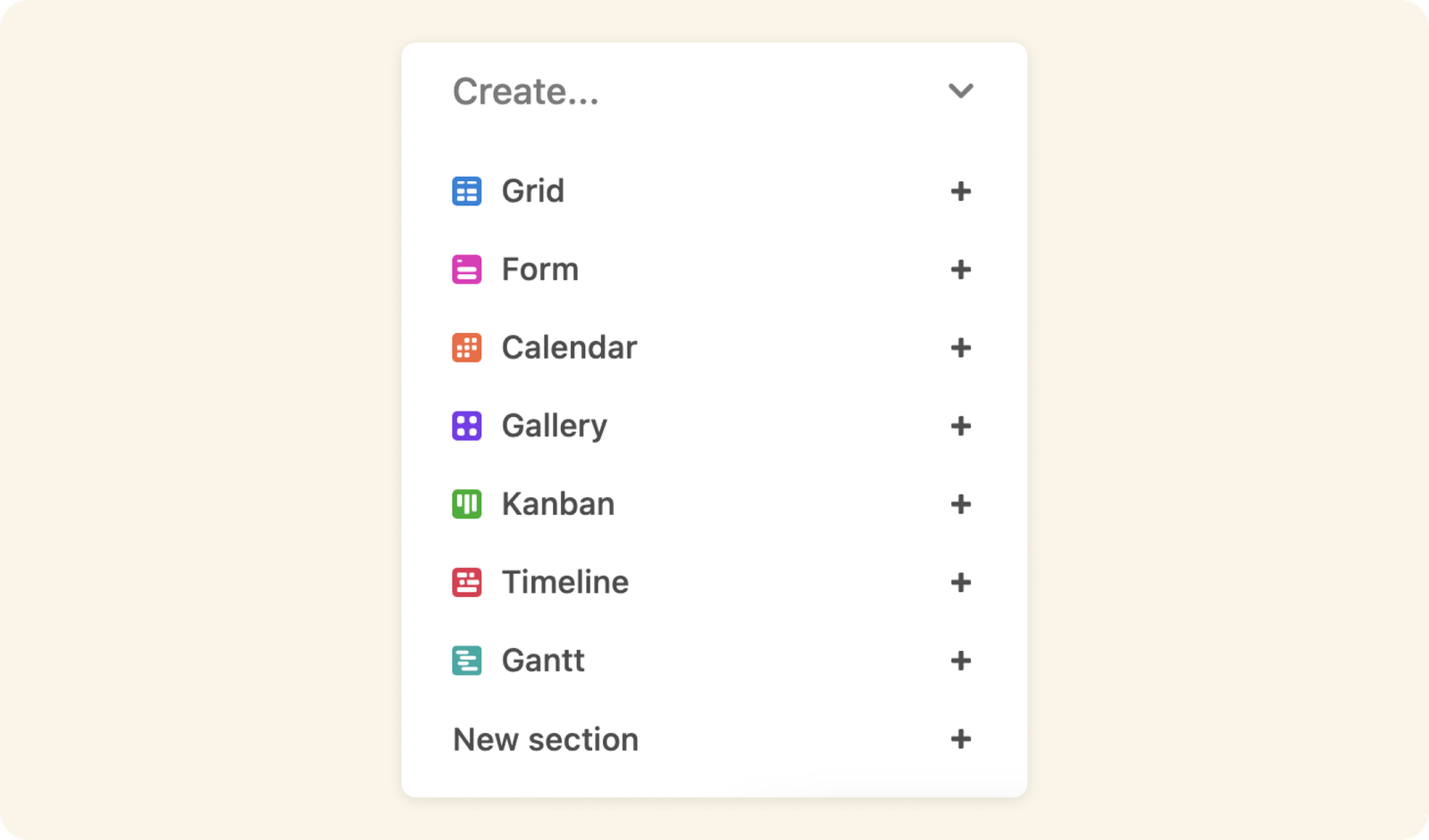 View types