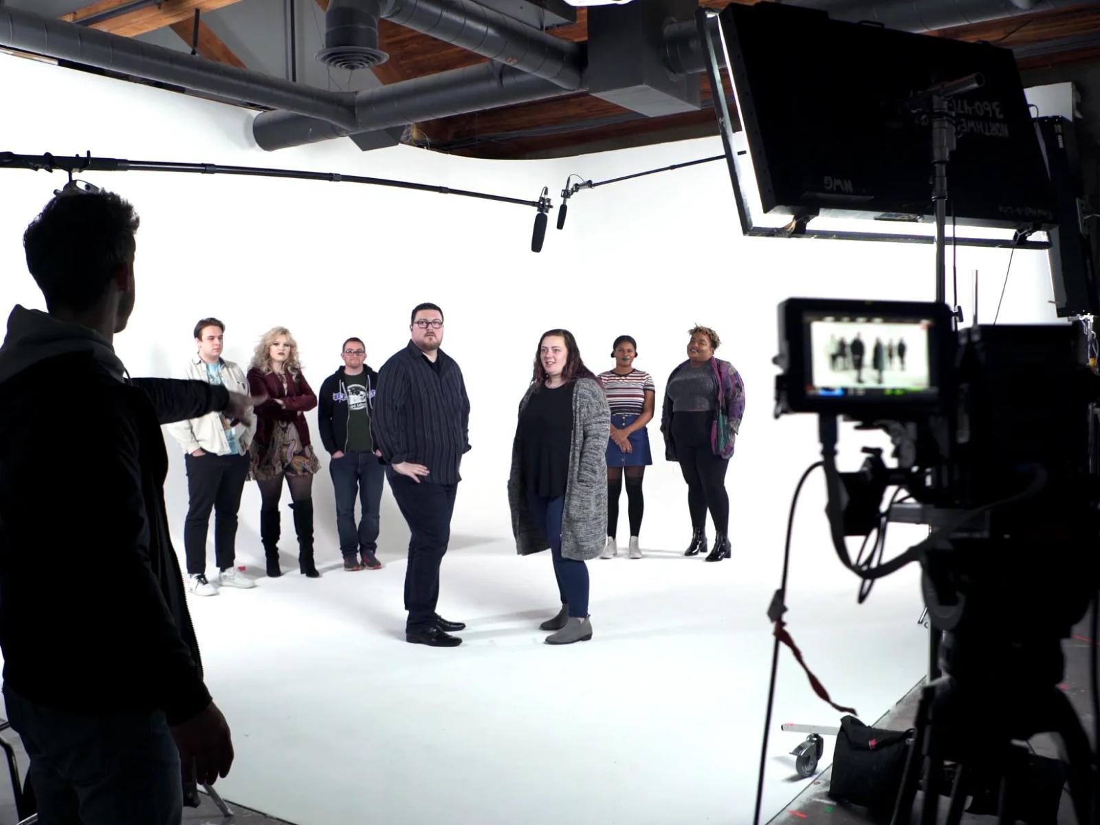 The team executes the end to end production process, from ideas to distribution.