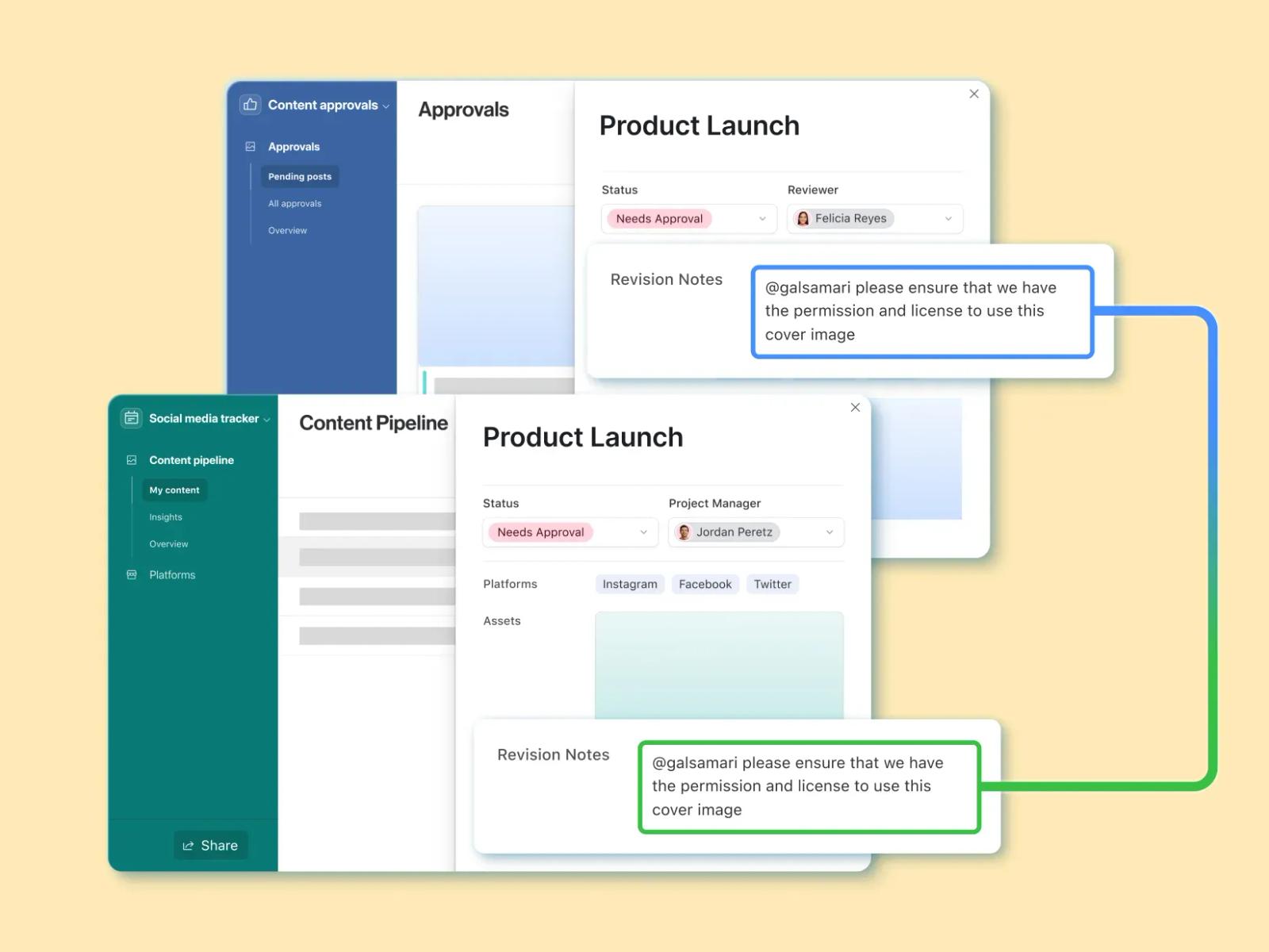 Streamline collaboration on social campaigns