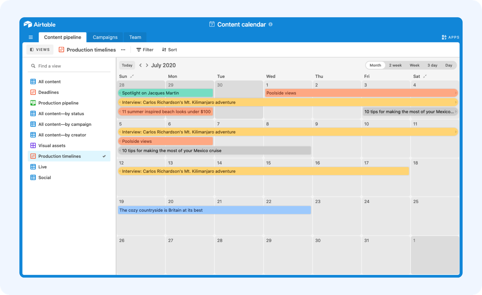 Social Media Content Calendar Image 4