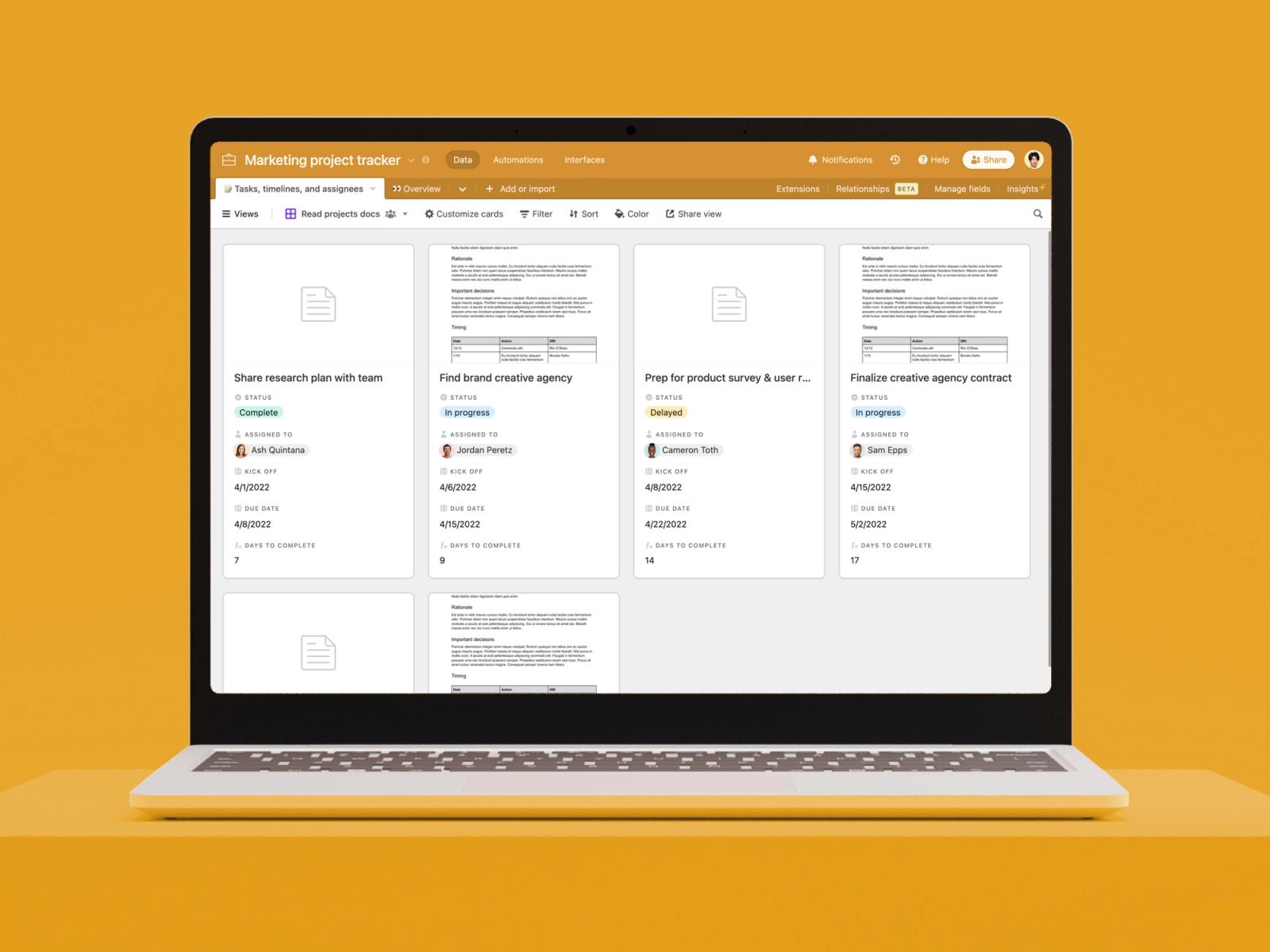 Effortless asset management