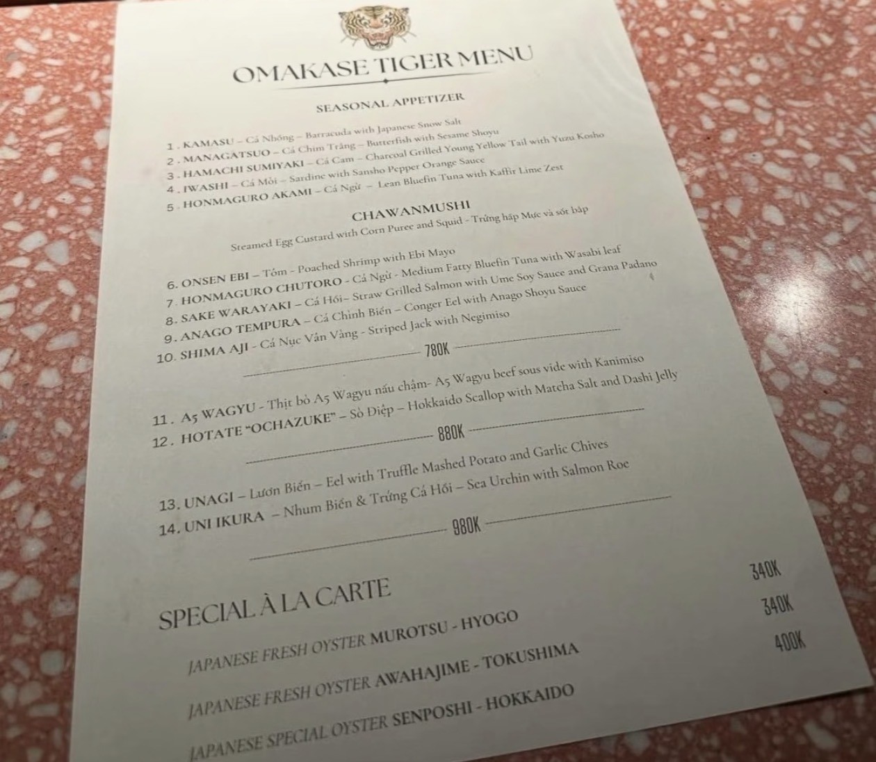 2026 胡志明市平價 Omakase 推薦 Omakase Tiger / Win Royal Spa 皇家越式按摩