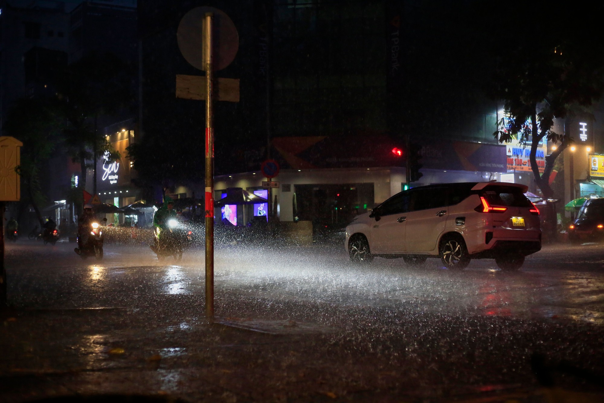 Rainy Street in HCMC