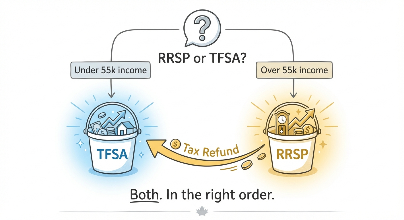 RRSP or TFSA: Which Do You Fill First?