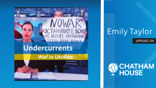 Emily Taylor on Chatham House mini podcast