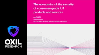 The economics of the security of consumer-grade IoT products and services