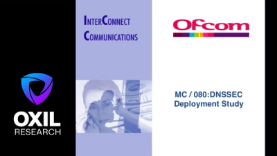 MC/080 DNSSEC Deployment Study