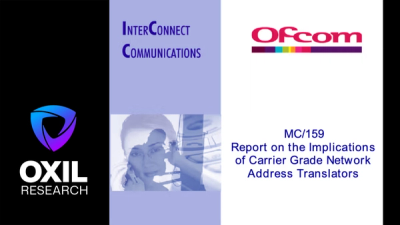 MC/159 Report on the Implications of Carrier Grade Network Address Translators Final Report