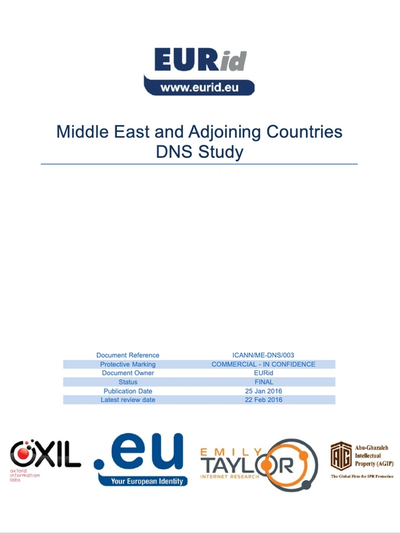 Middle East and Adjoining Countries DNS Study