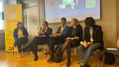 Stacie chairs the 'A 5G Future' panel, discussing 5G Security at Govtech