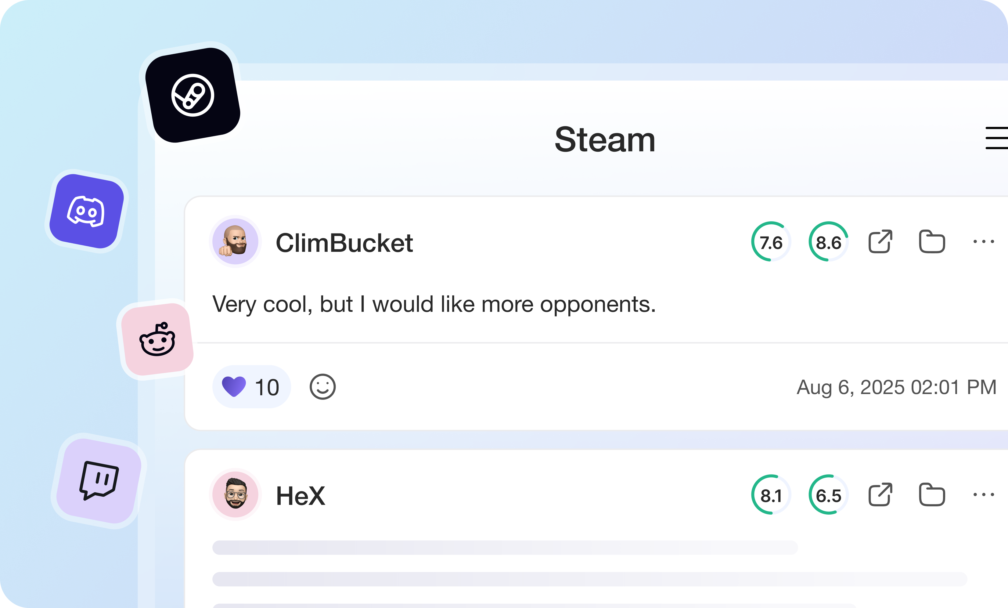 Community Hub Interface
