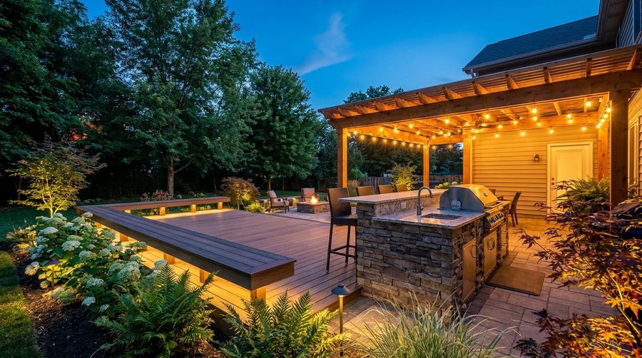 After — Backyard Deck