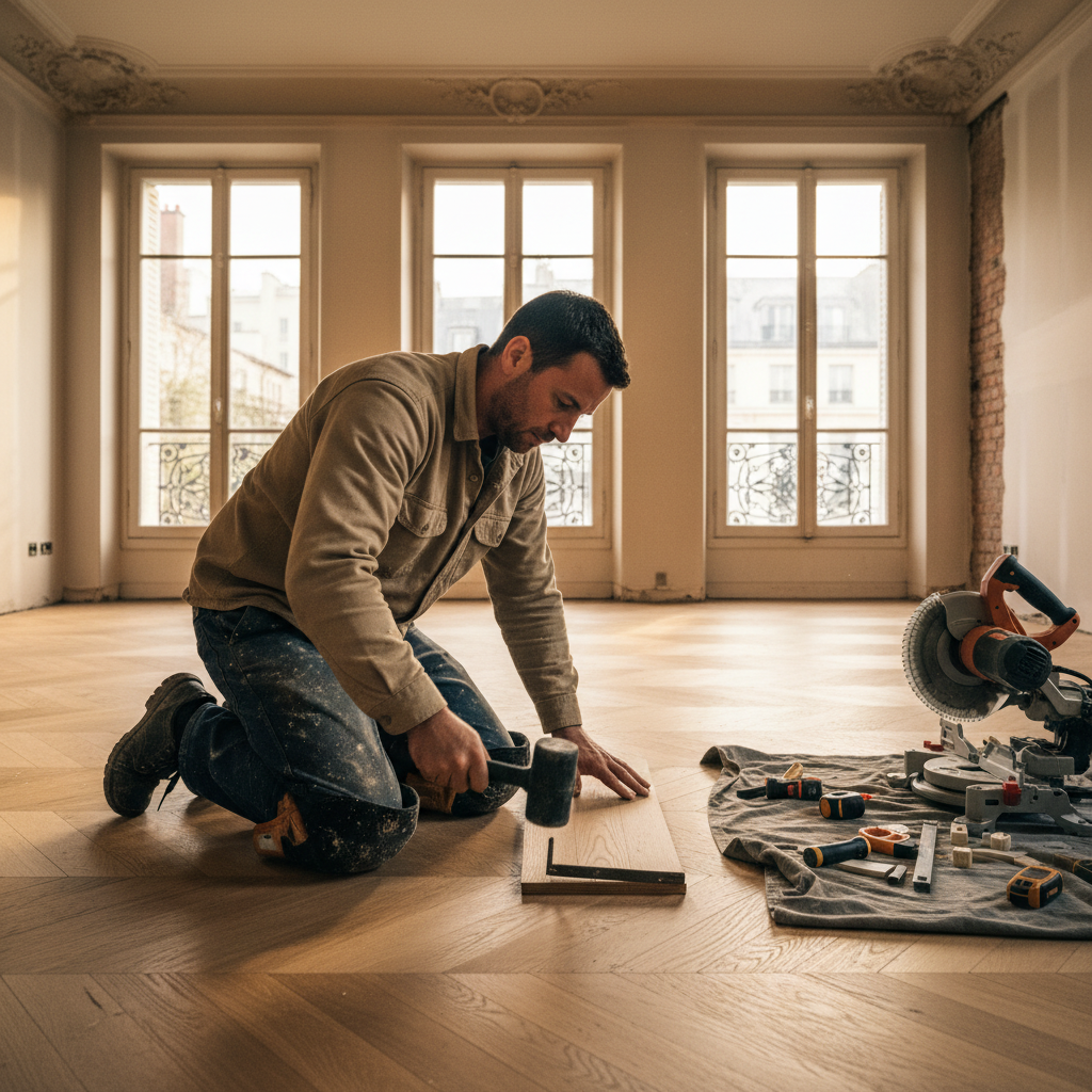 Artisan Poseur de parquet