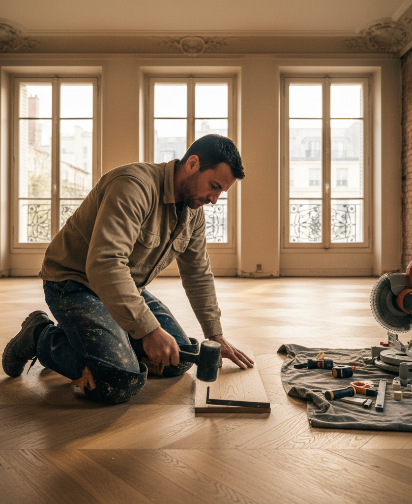 Artisan Poseur de parquet