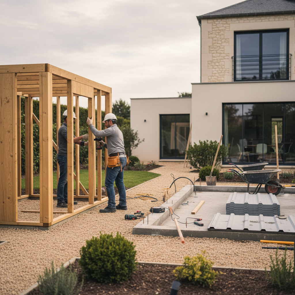Prix abri de jardin 2026 : kit, bois, métal, béton