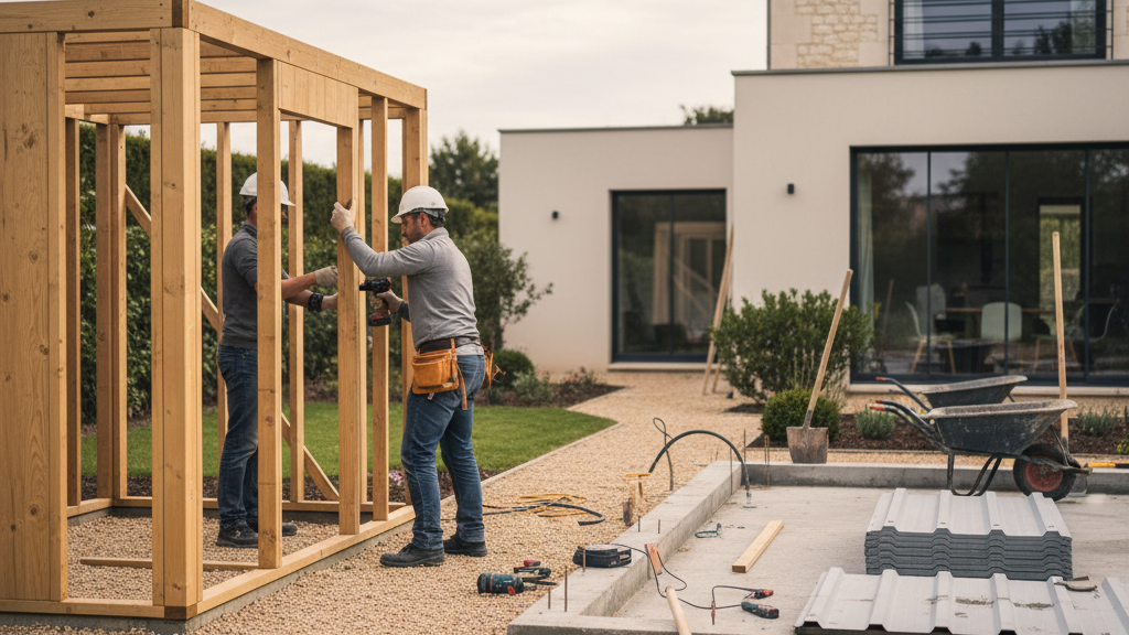 Prix abri de jardin 2026 : kit, bois, métal, béton