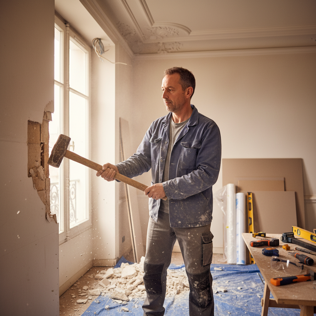 Démolition Mur Intérieur : Guide Complet 2026
