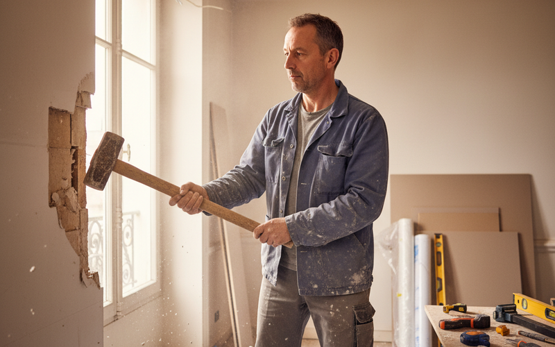 Démolition Mur Intérieur : Guide Complet 2026