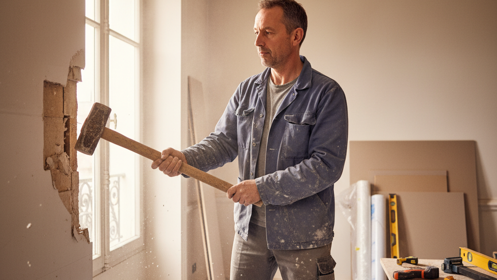 Démolition Mur Intérieur : Guide Complet 2026