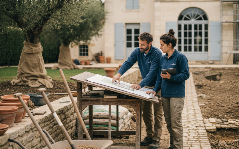 Devis paysagiste gratuit 2026 : jardin, terrasse, allée