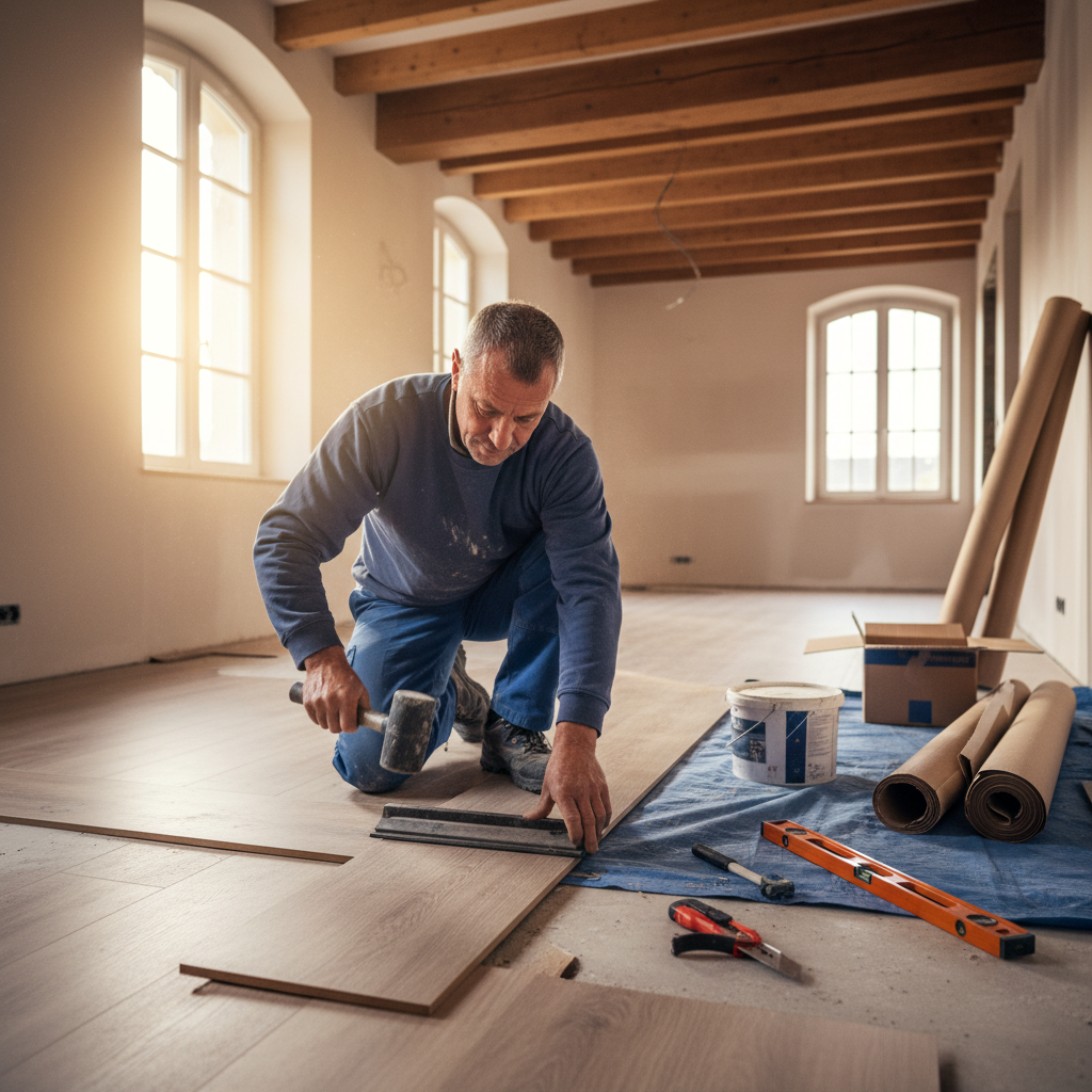 Prix Sol Vinyle et LVT Pose au m² 2026 : Tarifs et Comparatif