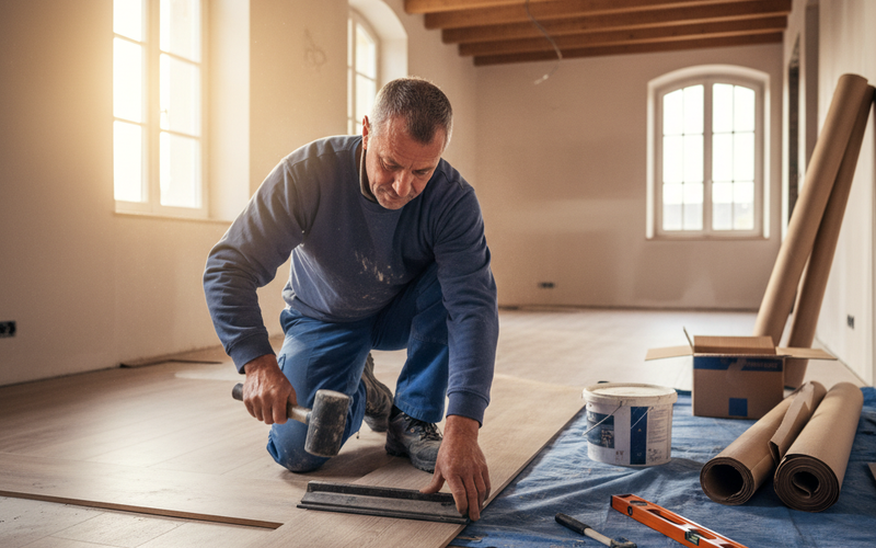 Prix Sol Vinyle et LVT Pose au m² 2026 : Tarifs et Comparatif
