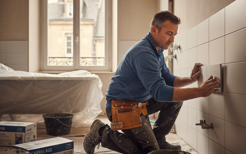 Prix carrelage mural salle de bain avec pose 2026