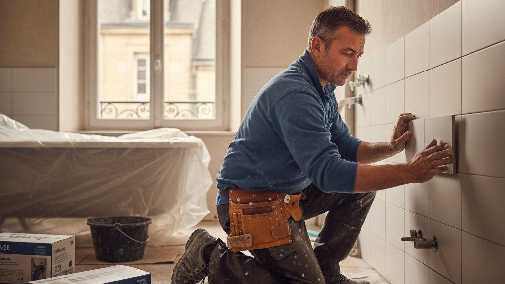 Prix carrelage mural salle de bain avec pose 2026