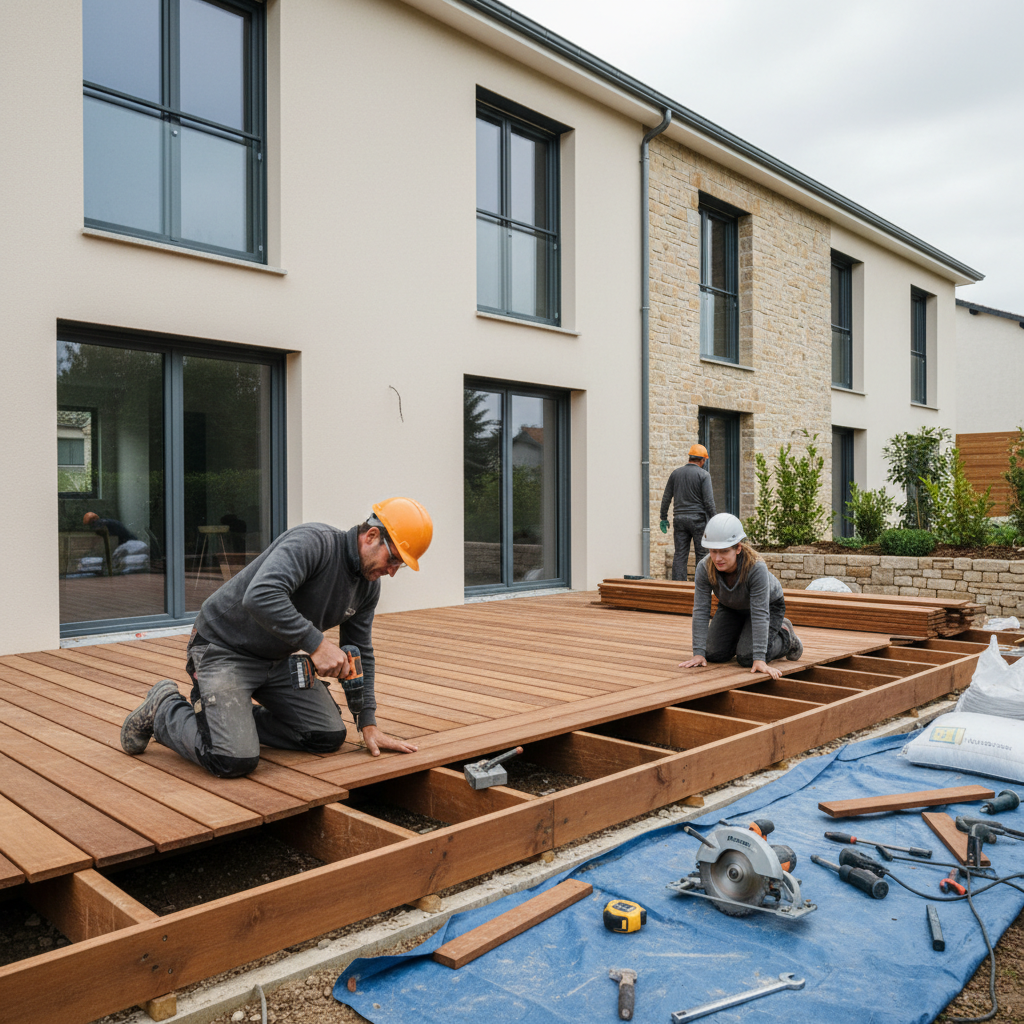Prix Terrasse Bois 2026 : Construction et Pose au m2