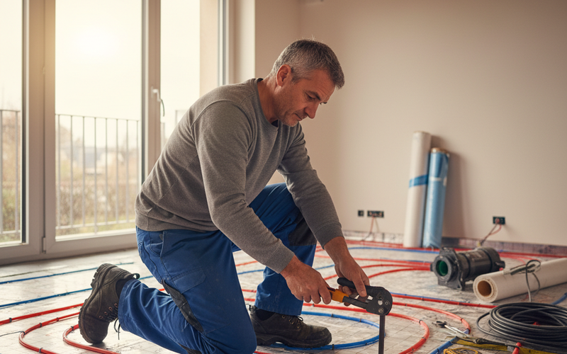 Prix plancher chauffant installation 2026 : eau et electrique
