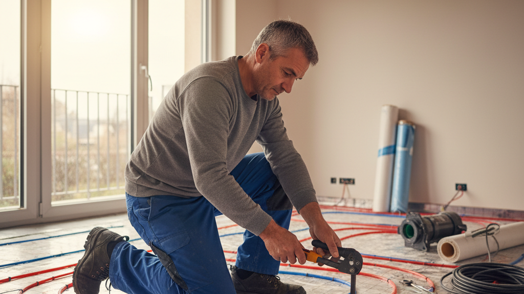Prix plancher chauffant installation 2026 : eau et electrique