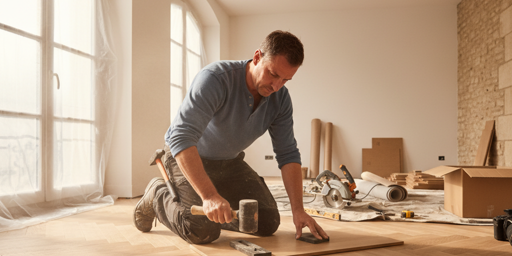 Prix Pose Parquet 2026 : Tarif au m² et Types de Parquet