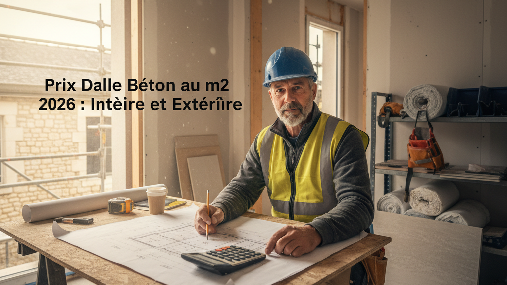 Prix Dalle Béton au m2 2026 : Intérieure et Extérieure