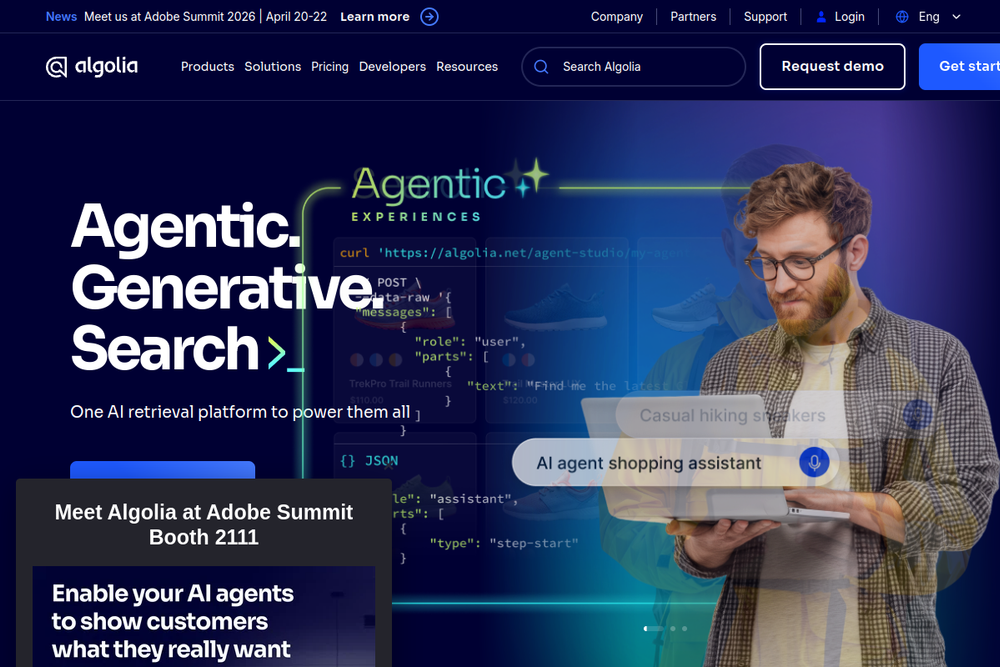 Official screenshot of Algolia