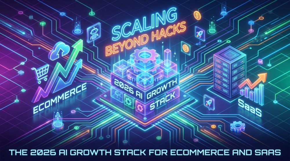 Scaling Beyond Hacks: The 2026 AI Growth Stack for Ecommerce and SaaS