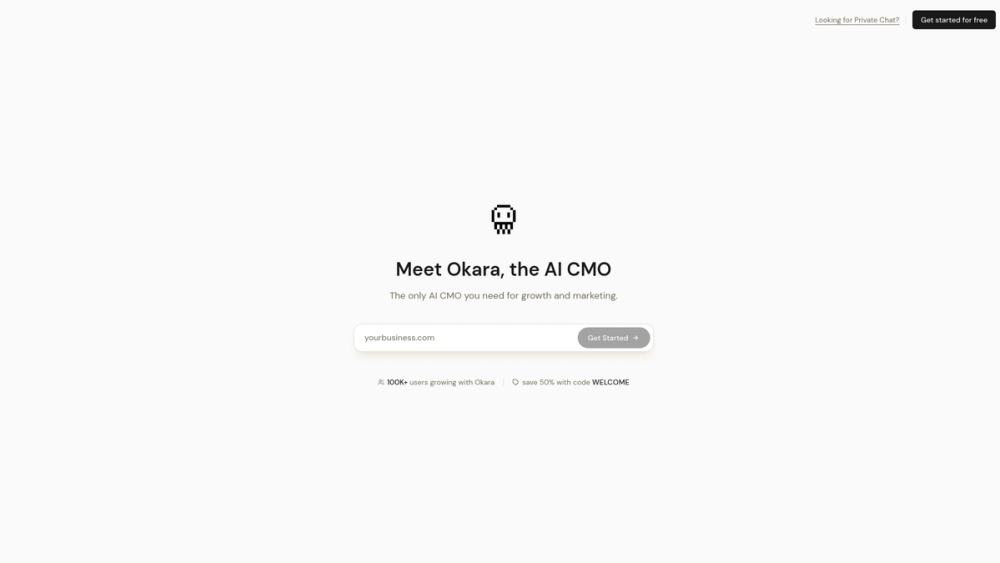 Okara AI CMO Desktop Preview