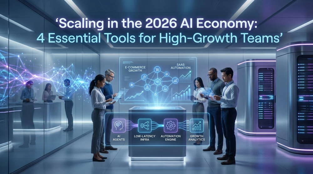 Scaling in the 2026 AI Economy: 4 Essential Tools for High-Growth Teams
