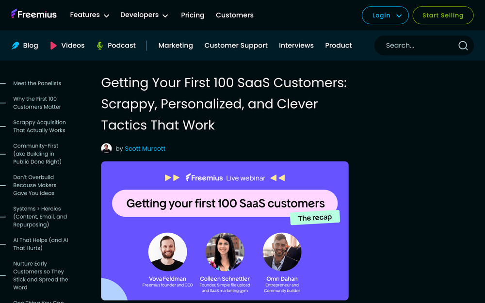 image for Freemius Blog - SaaS Customer Acquisition Webinar Recap image for Freemius Blog - SaaS Customer Acquisition Webinar Recap