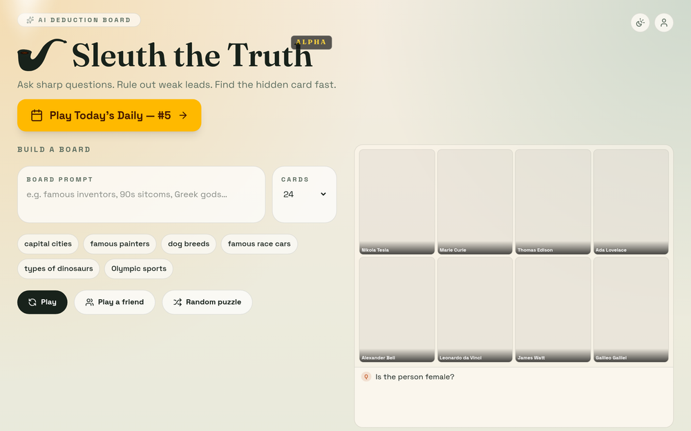 image of Sleuth the Truth