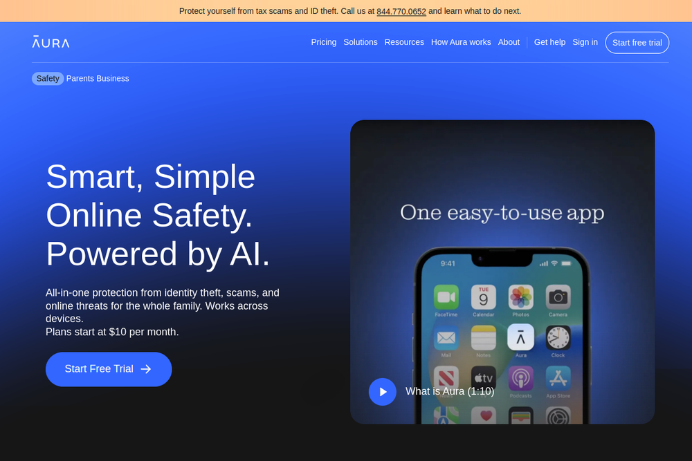 Official screenshot of Aura Official screenshot of Aura