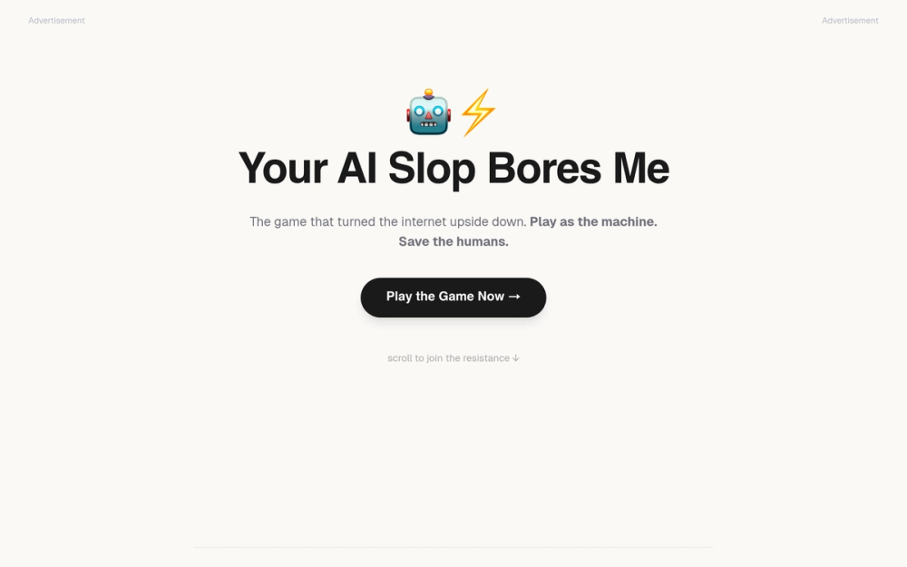 image of Your AI Slop Bores Me