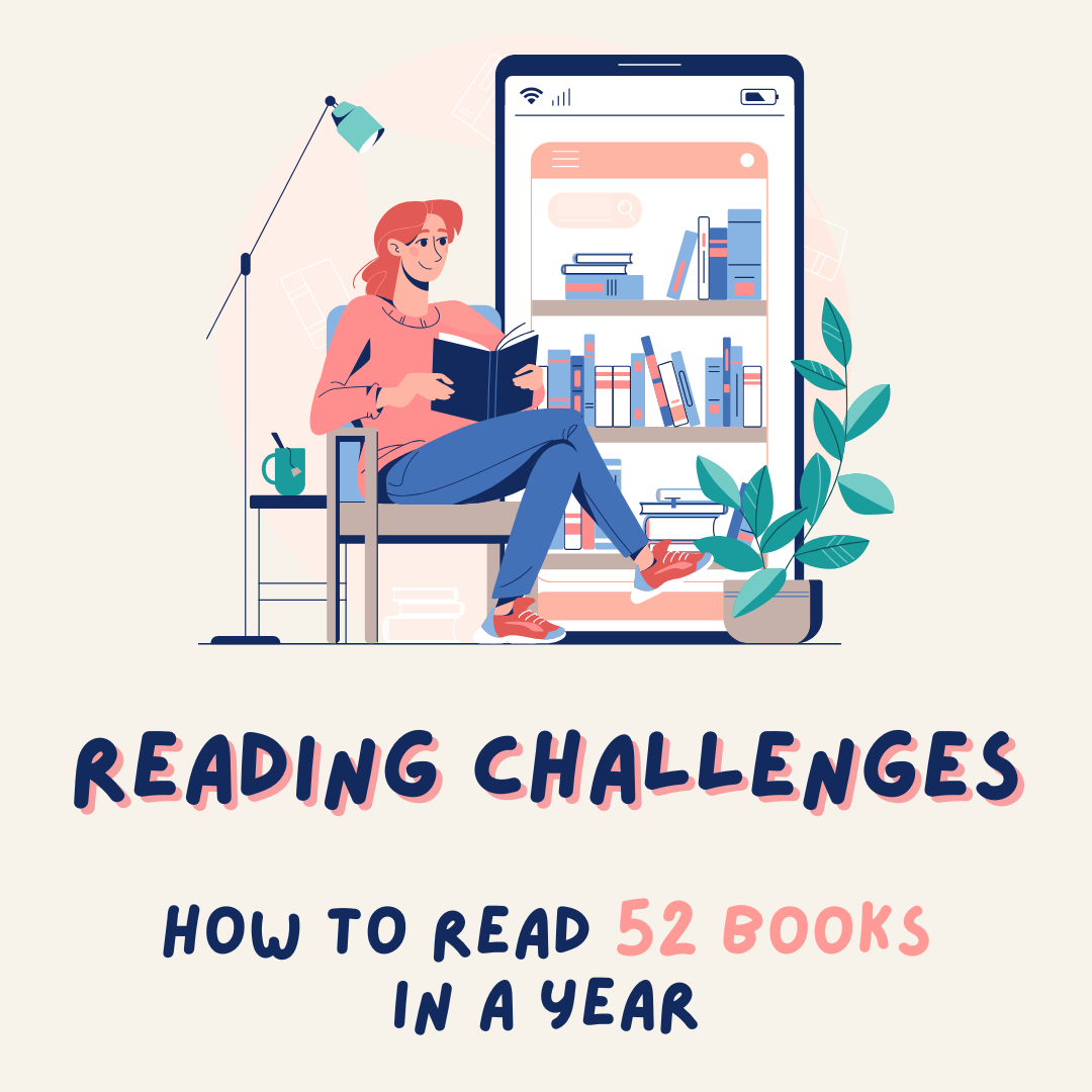 Image. Reading Challenges: How to Read 52 Books in a Year