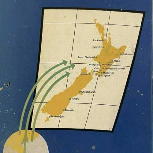 Blue book cover with a map of New Zealand and inset map of China, with arrows indicating migration.