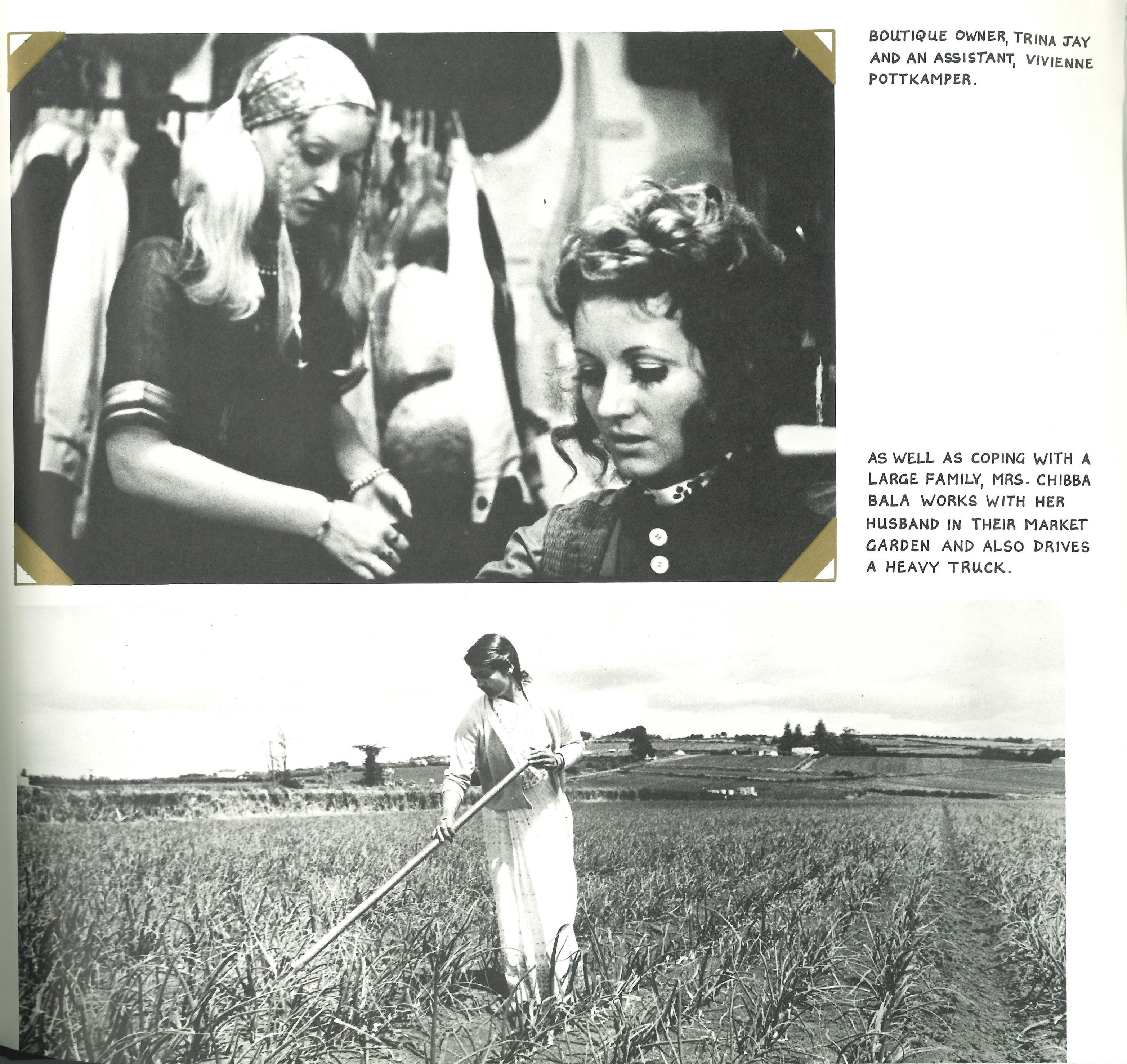 A scanned image of a black-and-white photo book 