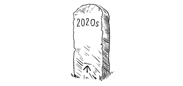 Illustration of a milestone.